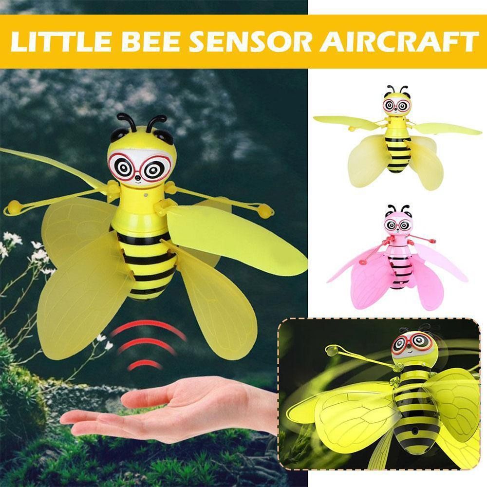 LED 비행 장난감, 공중 부양 비행 요정, 적외선 유도 제어, 꿀벌 인형 장난감, 하늘 무용수 선물